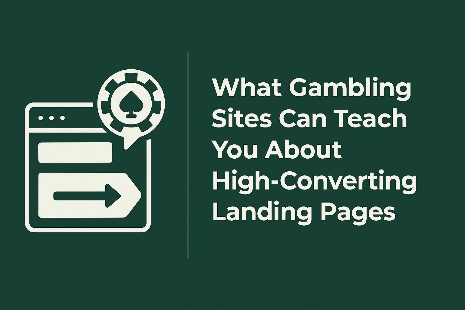 What Gambling Sites Teach About High-Converting Landing Pages